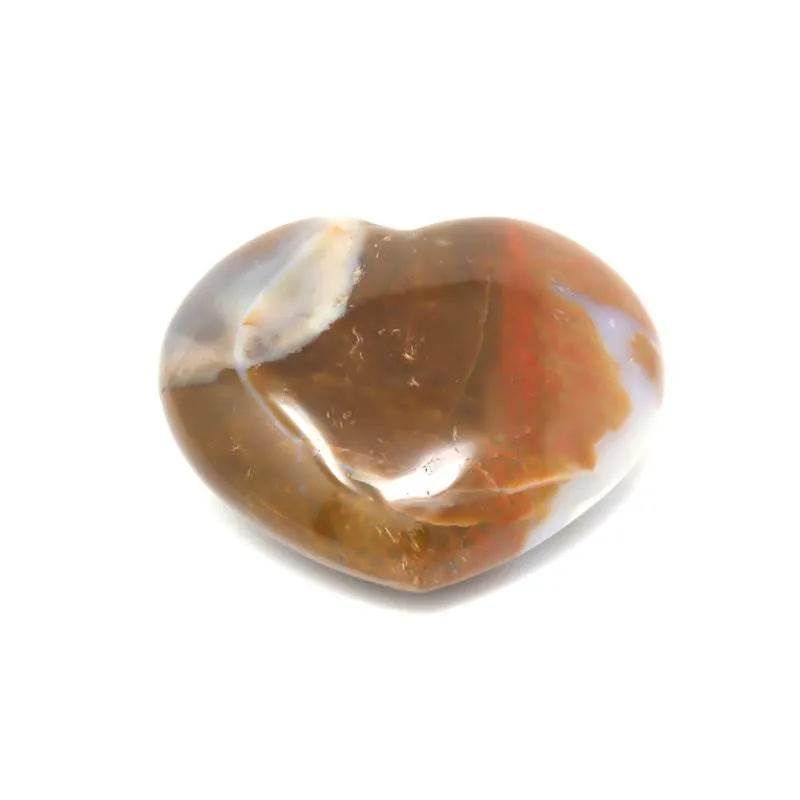 Rainbow Jasper Heart - B