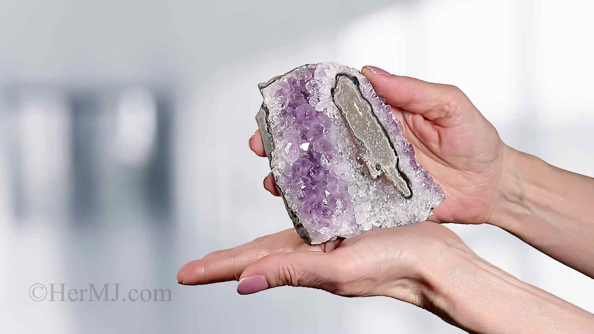 Lavender Amethyst Stalactite Lifestyle