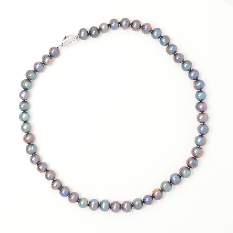 Rainbow Freshwater Pearl Necklace - Full Rainbow Freshwater Pearl Necklace - Full