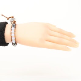 Opalite Beaded Bracelet - Lifestyle