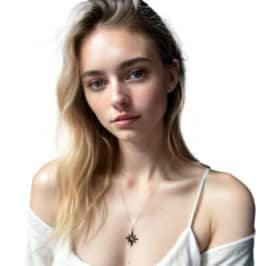 HerMJ Necklaces - Model Chloe - Celestial Star Necklace