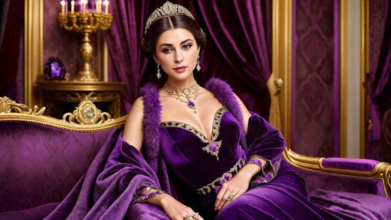 Purple Color Symbolism - Royalty Attire