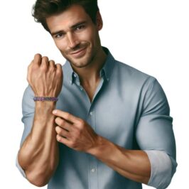 Amethyst Stone Bracelet - HerMJ Model