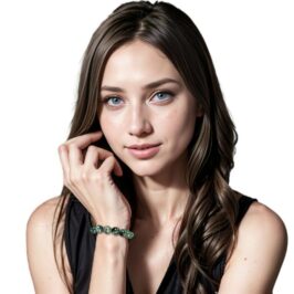 Incredible Seraphinite Bracelet - HerMJ Female Model