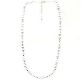 Marshmallow Gelato Collection Freshwater Pearl Necklace - HerMJ