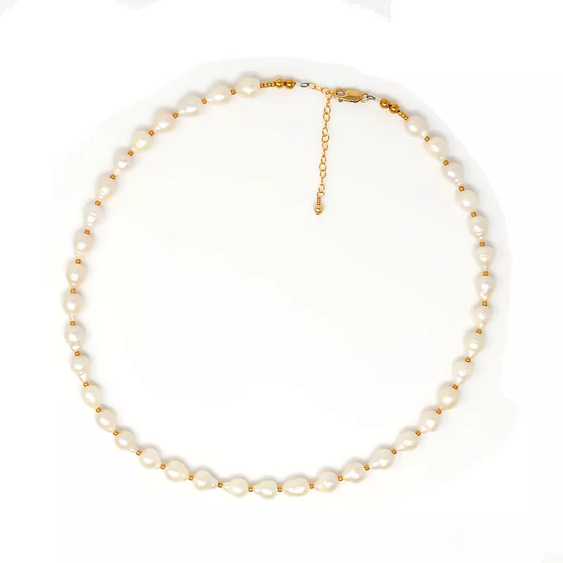 Coconut Gelato Collection Freshwater Pearl Necklace