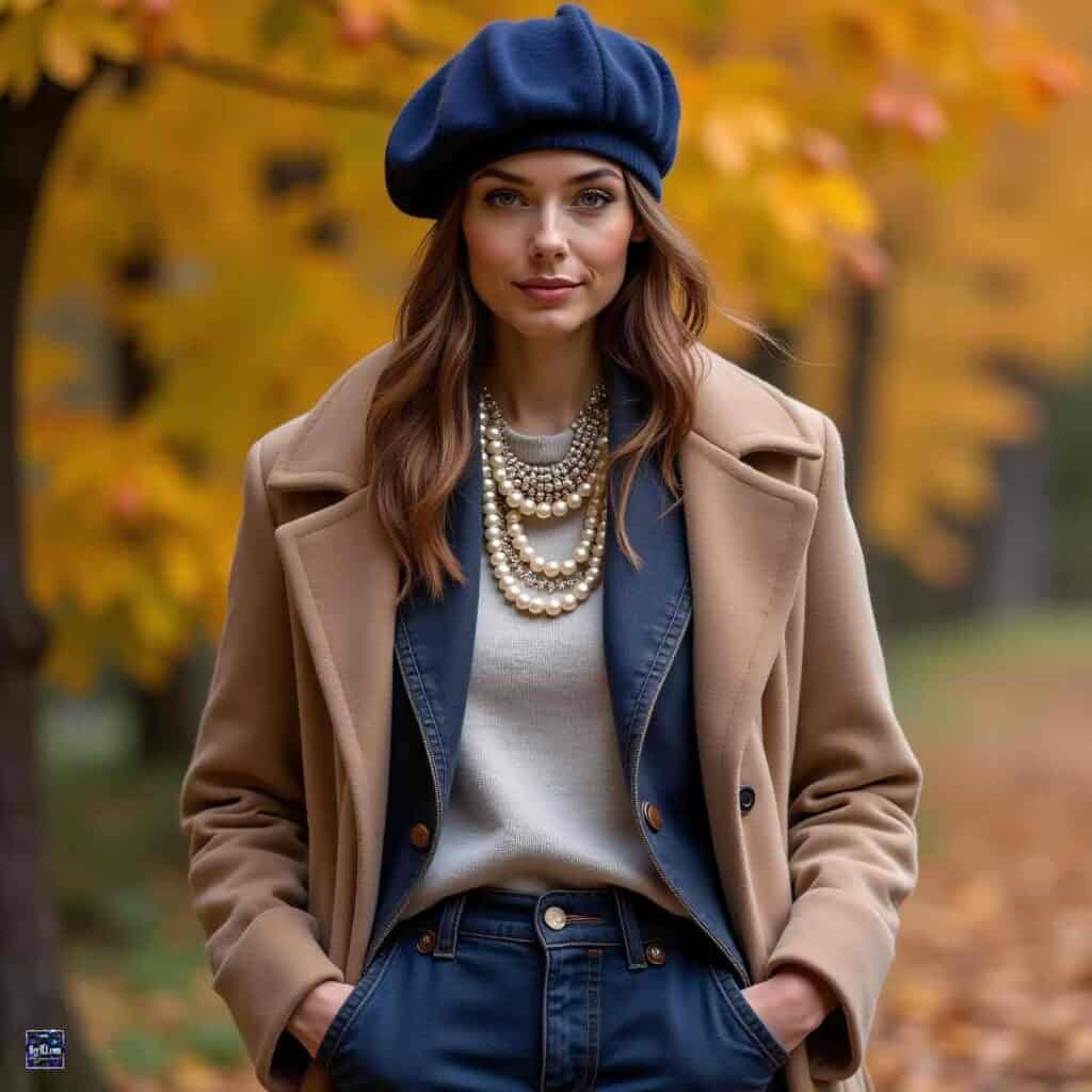 How To Accessorize For Fall - The Pearls and Gemstone Fall Look