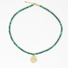 Natural Malachite Pendant Necklace - HerMJ