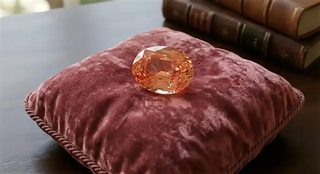 Padparadscha Corundum Sapphire