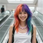 A Woman Wears A Confidence Inspiring Rose Quartz Necklace