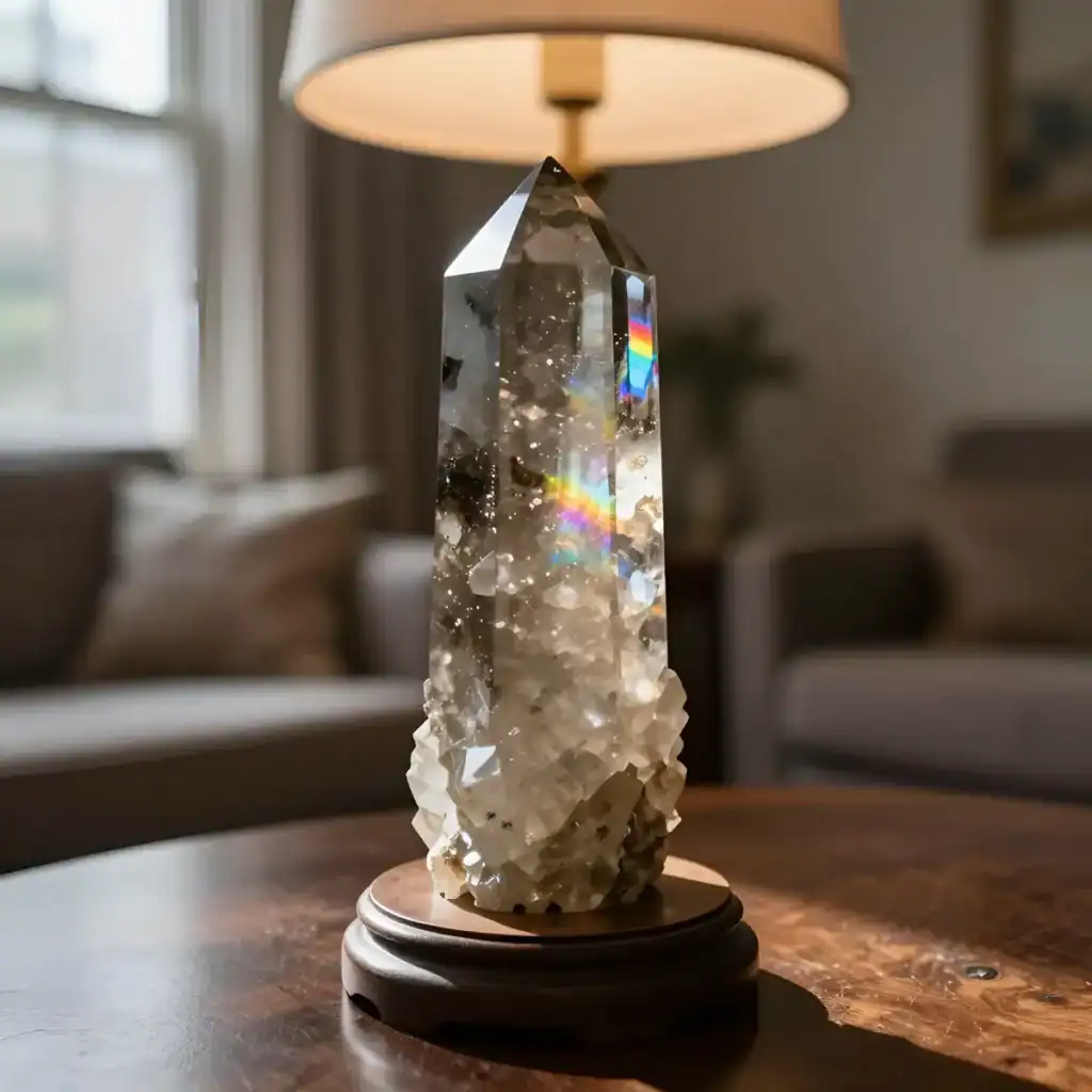 The Benefits of Quartz Crystals For Harmony quartz crystal harmony of colors under a lamp