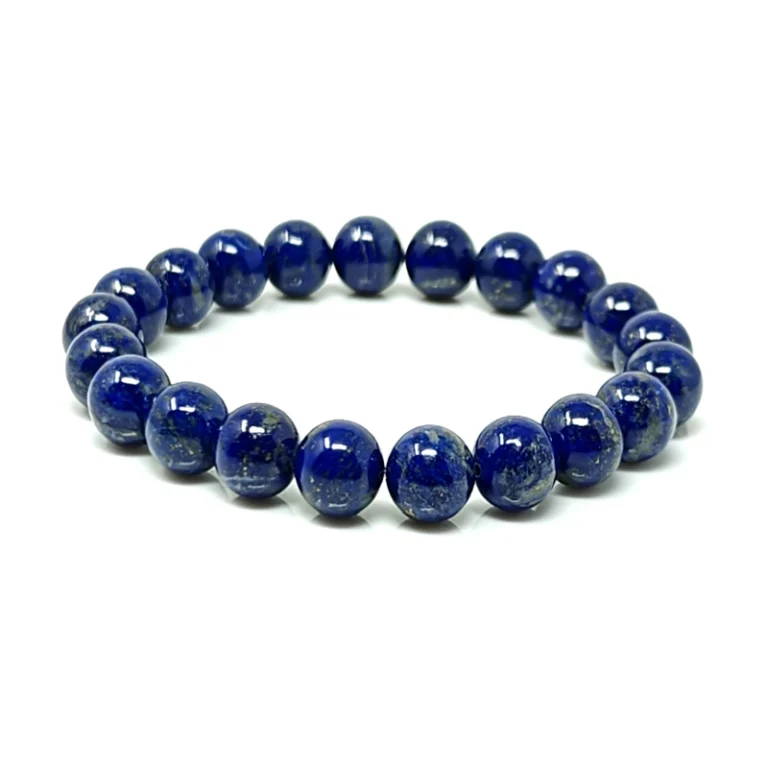 lapis lazuli stretch bracelet ✺ hermj artisan jewelry