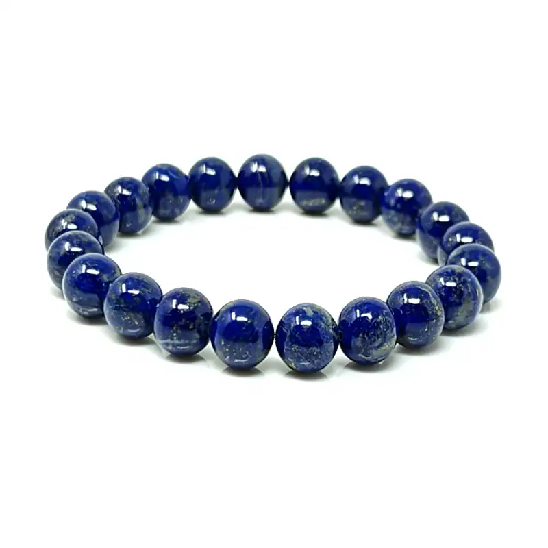 lapis lazuli stretch bracelet ✺ hermj artisan jewelry