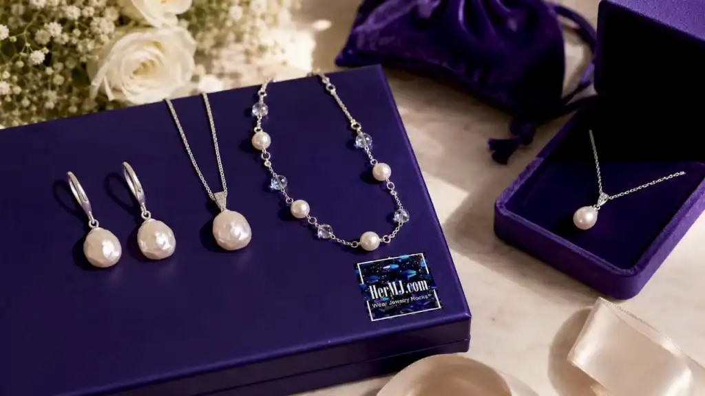 Pearl Earring Gifts for Mother and Daughter: Best Sets Pearl jewelry set with gift box