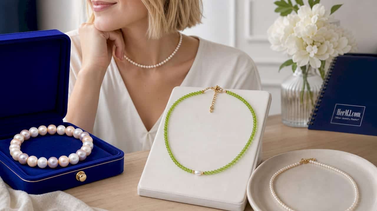 June Birthstone Pearls: Choose and Care for the Perfect Gift Lustrous Freshwater Pearl Bracelet for Elegance