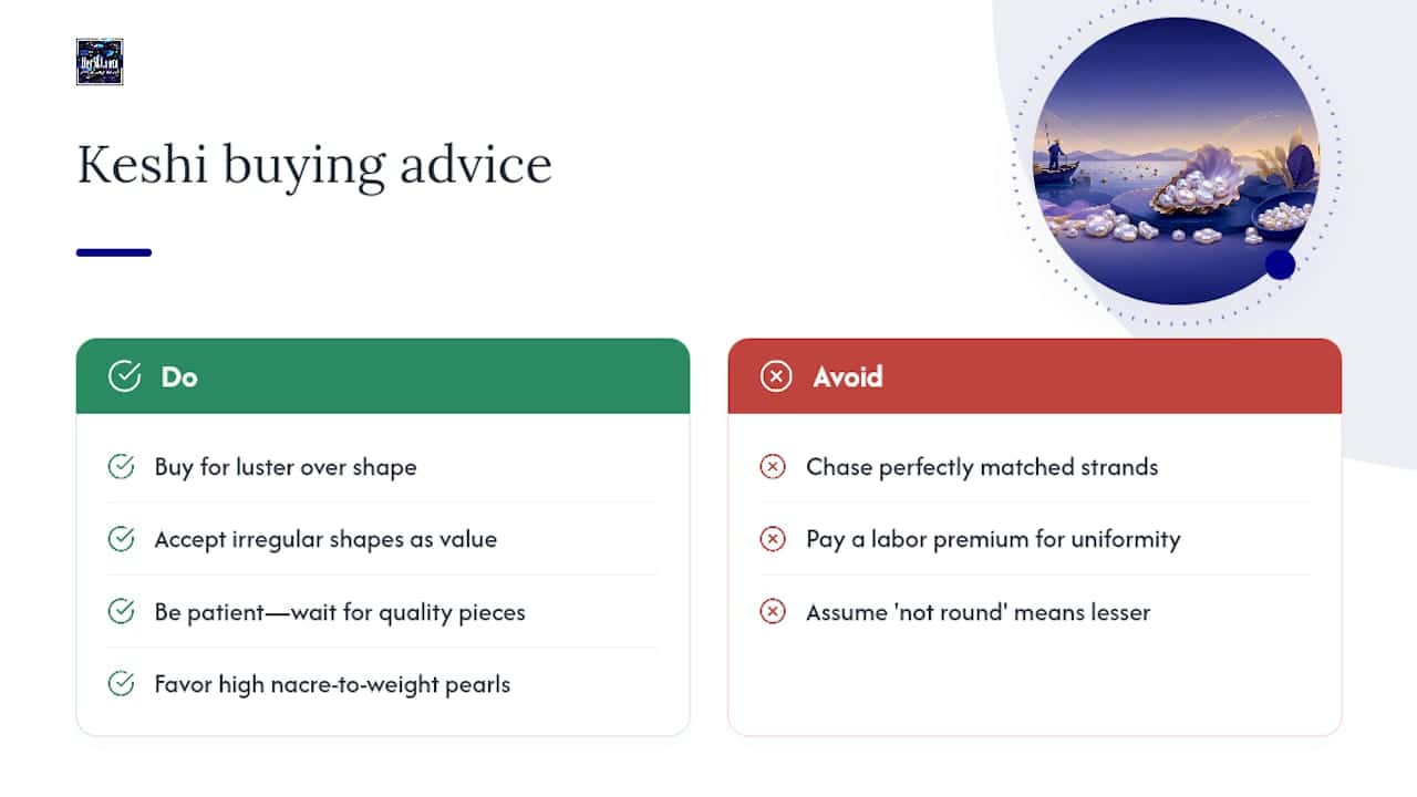 Keshi Pearls: 5 Questions About Origin and Luster Before You Buy Why I Think the Keshi Market Rewards Patience Over Perfection — overview diagram