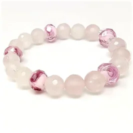 HerMJ High Quality Rose Quartz Bracelet