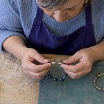 Magnetic and toggle clasps compared on bracelets