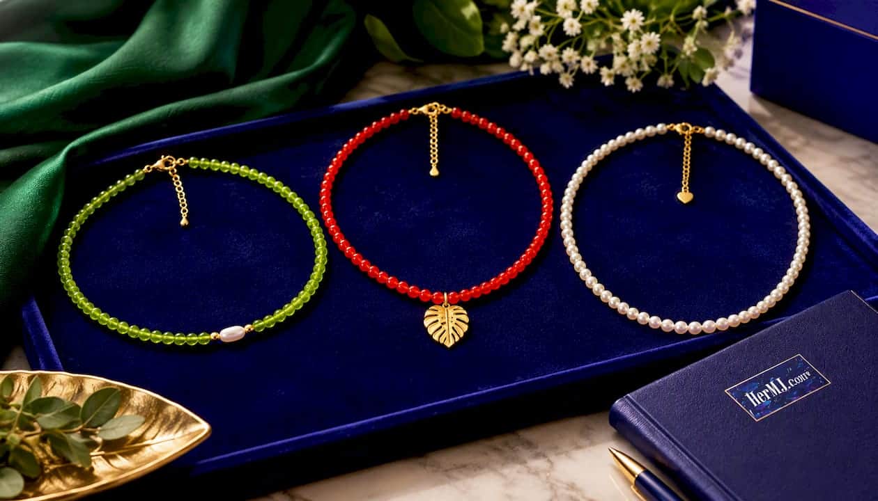 Jewelry for a Green Dress: What to Wear and Why Peridot And Pearl Fusion Necklace