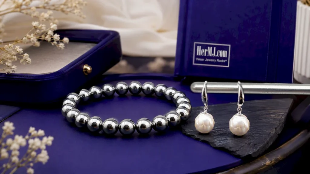 Jewelry Setting Types: Bezel, Prong, Channel and More Terahertz bracelet and pearl and silver earrings